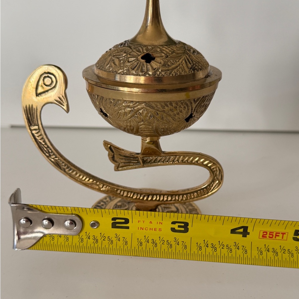 Ornate Gold Incense Holder - Picture 4 of 4